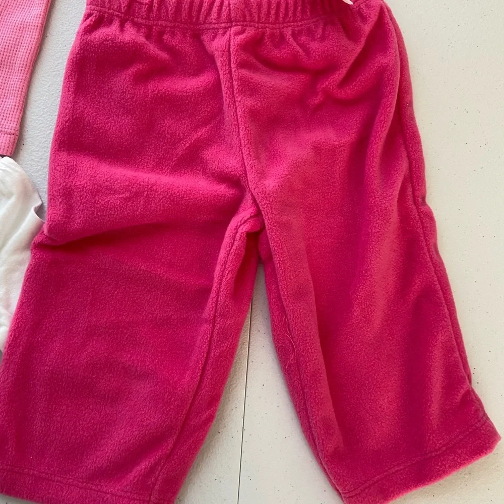 NEW BUNDLE Children’s Place Carter’s baby girl’s pink fall winter tops pants 6-9